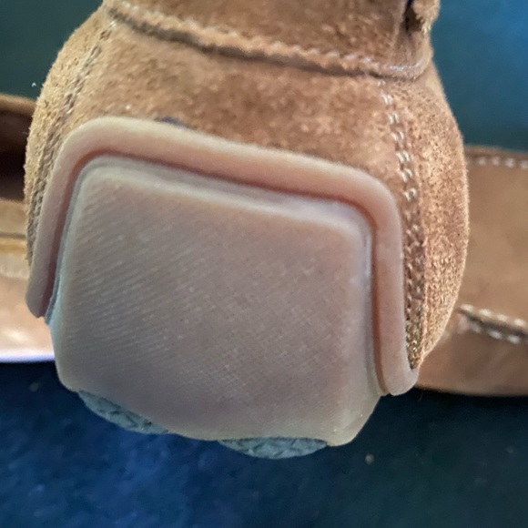 Mens Suede cognac brown shoes. - Picture 4 of 7